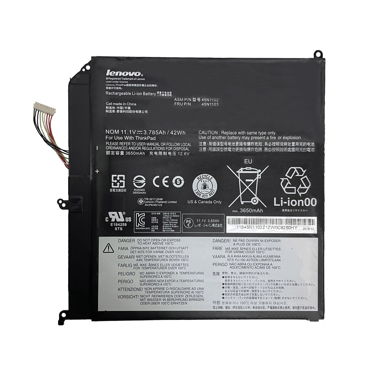 LENOVO-X1 Helix/45N1102-Laptop Replacement Battery