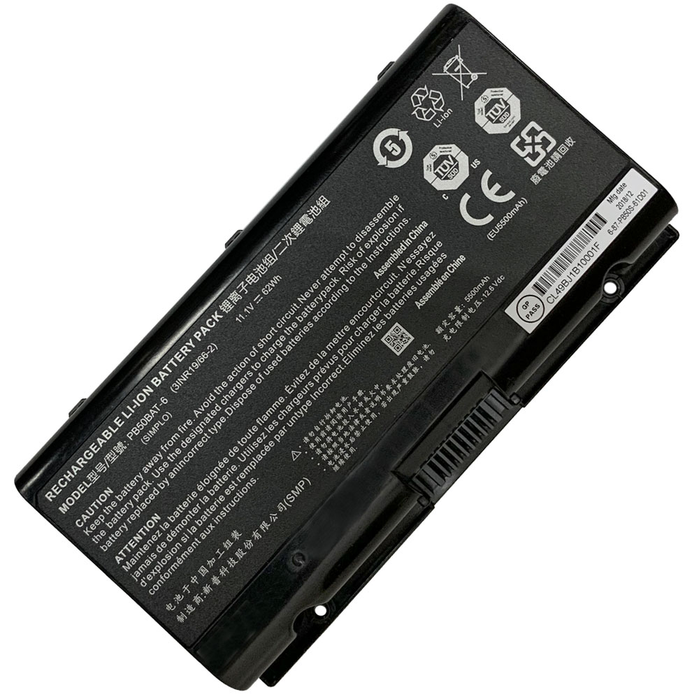 CLEVO-PB50BAT-6-Laptop Replacement Battery