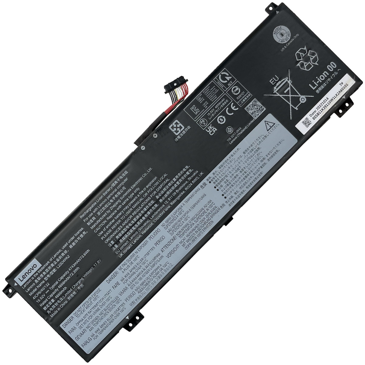 LENOVO-L22M4PA2/L22D4PA2-Laptop Replacement Battery