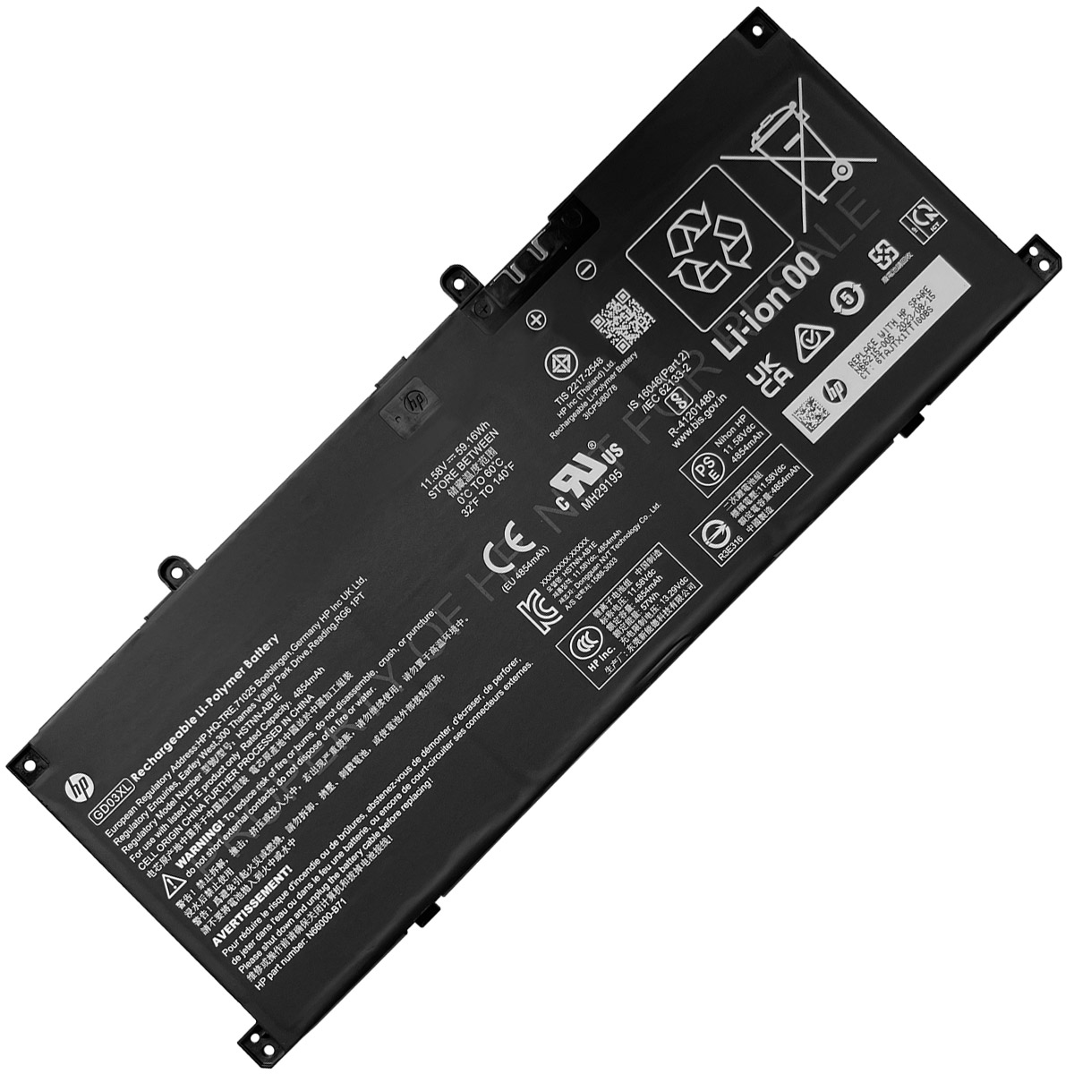 HP-COMPAQ-GD03XL-Laptop Replacement Battery