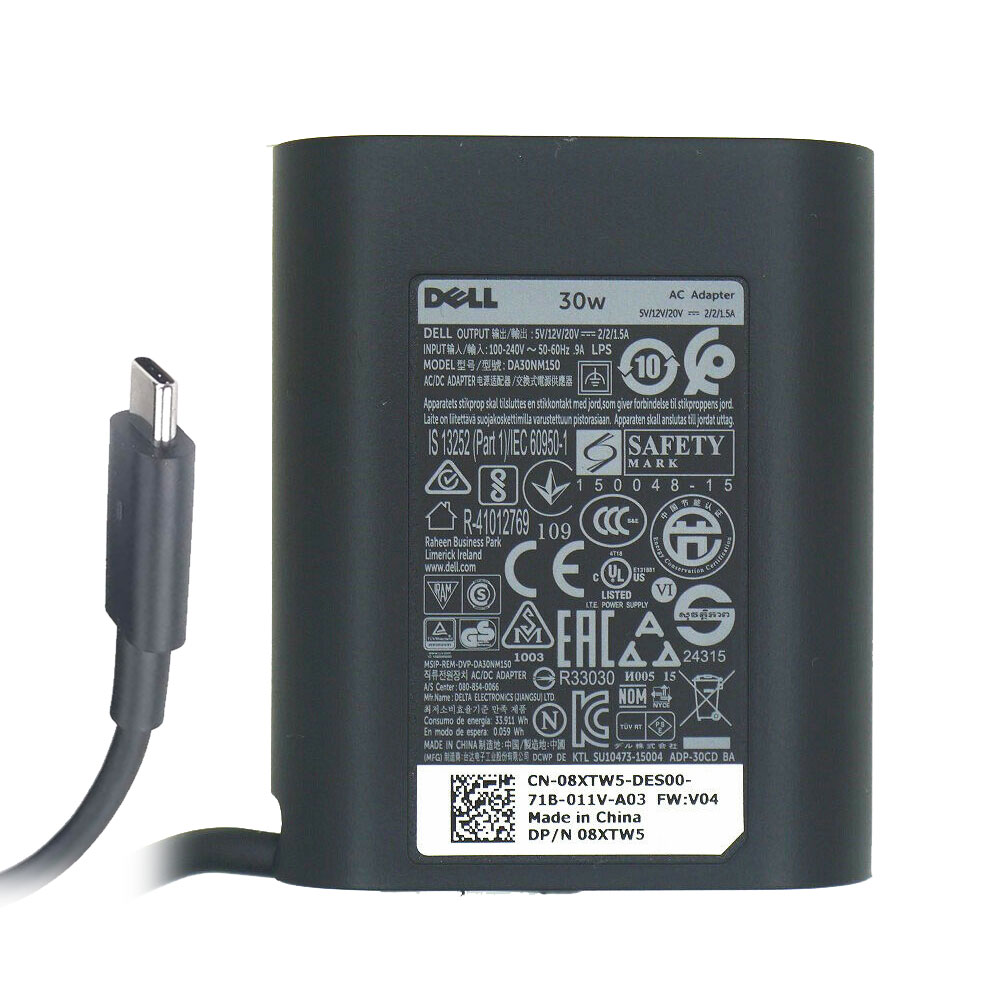 DELL-30W-DL24O(Oval)-Laptop Original Adapter